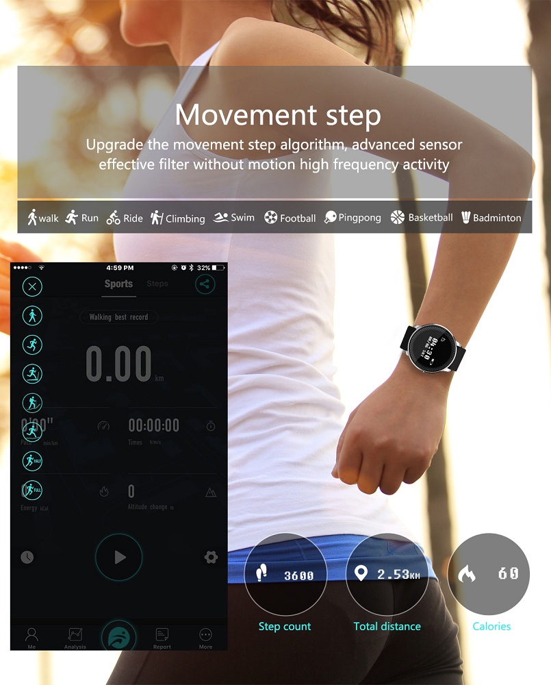 Cf007 Waterproof Smart Fitness Bracelet Tracker Heart Rate Blood Pressure Monitor Passometer Smart Band Watch Wristband Cf007 Waterproof Smart Fitness Bracelet Tracker Heart Rate Blood Pressure Monitor Passometer Smart Band Watch Wristband