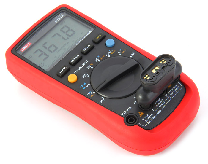 UNI-T UT61A LCD Digital Multimeter Manual / Auto Range Test Device UNI-T UT61A LCD Digital Multimeter Manual / Auto Range Test Device