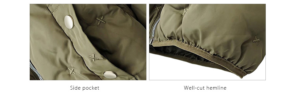 Trendy Hooded Long Sleeve Zipper Pocket Women Coat Trendy Hooded Long Sleeve Zipper Pocket Women Coat