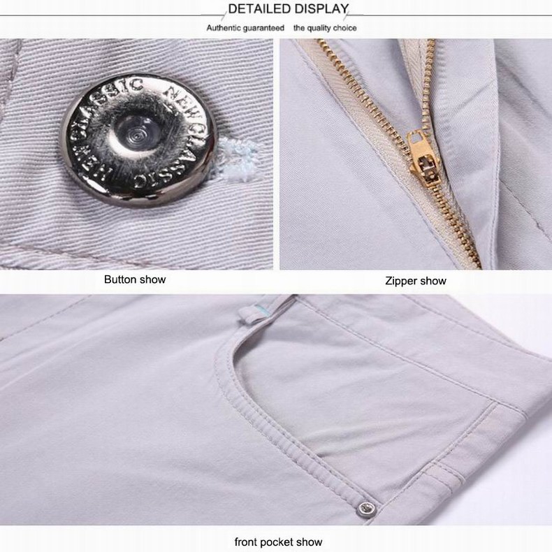 Baiyuan Trousers Business Casual Slim Fit Mens Suit Pants