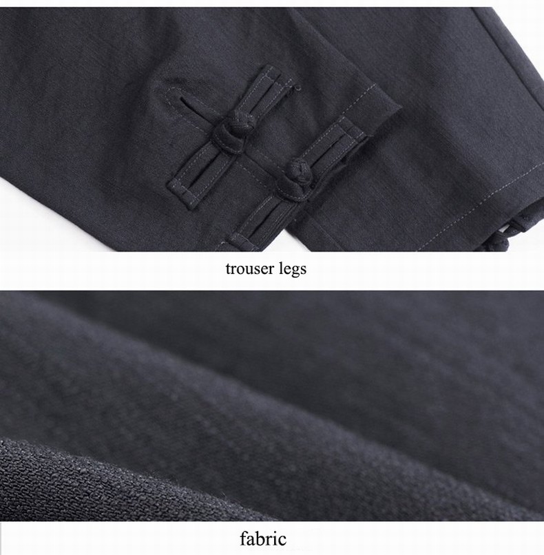 Baiyuan Trousers Brand Designer Male Harem Leggings Pants Dark Grey