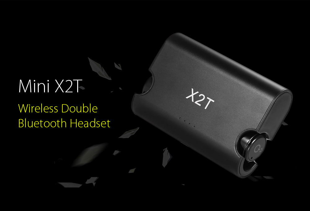 Mini X2T Wireless In-ear Double Bluetooth Headset Mini X2T Wireless In-ear Double Bluetooth Headset