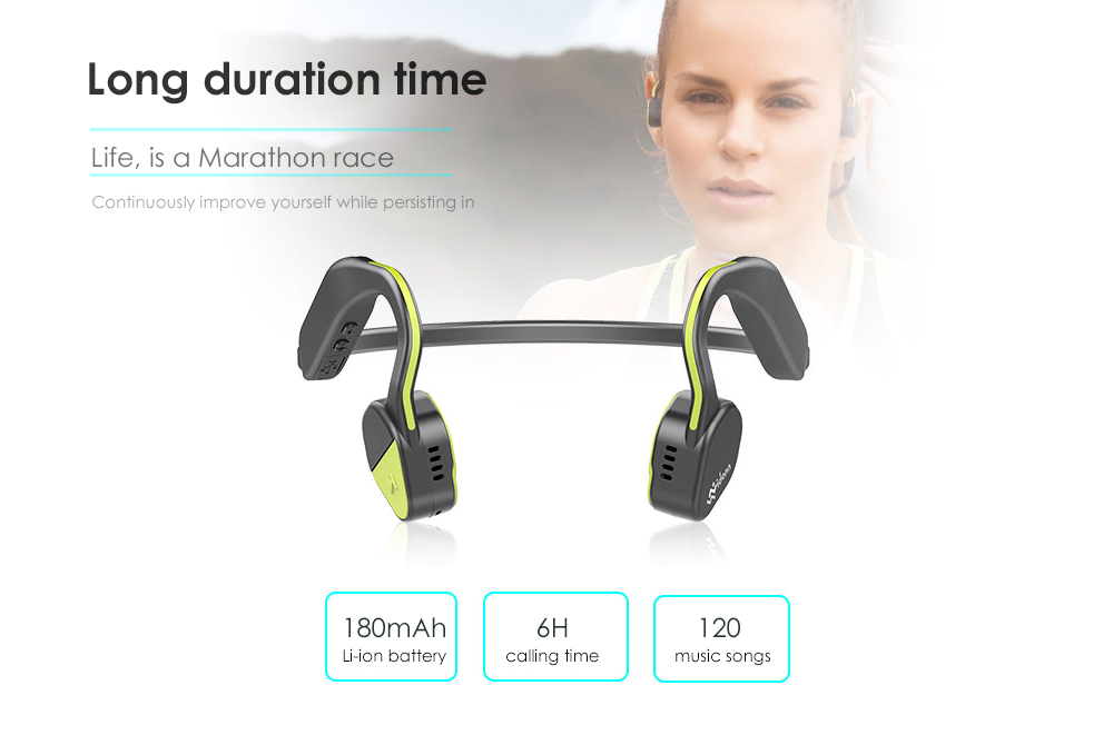 Vidonn F1 Wireless Bone Conduction Bluetooth Headset