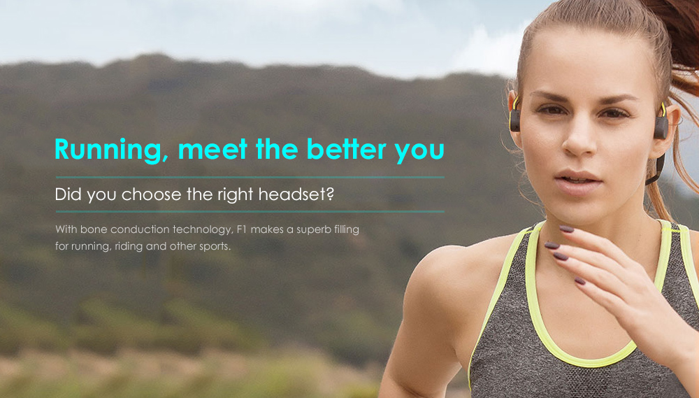 Vidonn F1 Wireless Bone Conduction Bluetooth Headset Vidonn F1 Wireless Bone Conduction Bluetooth Headset