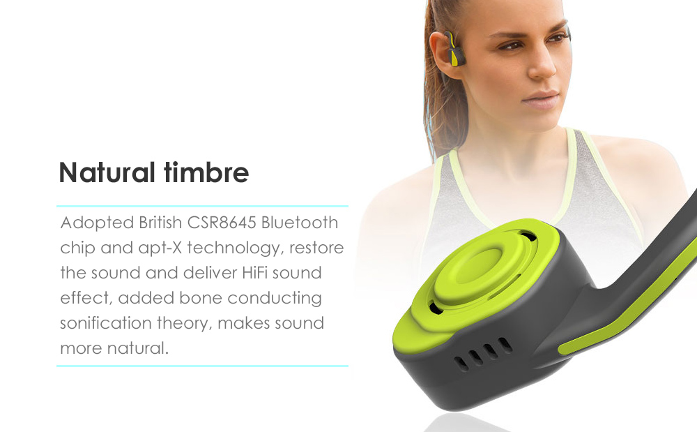 Vidonn F1 Wireless Bone Conduction Bluetooth Headset
