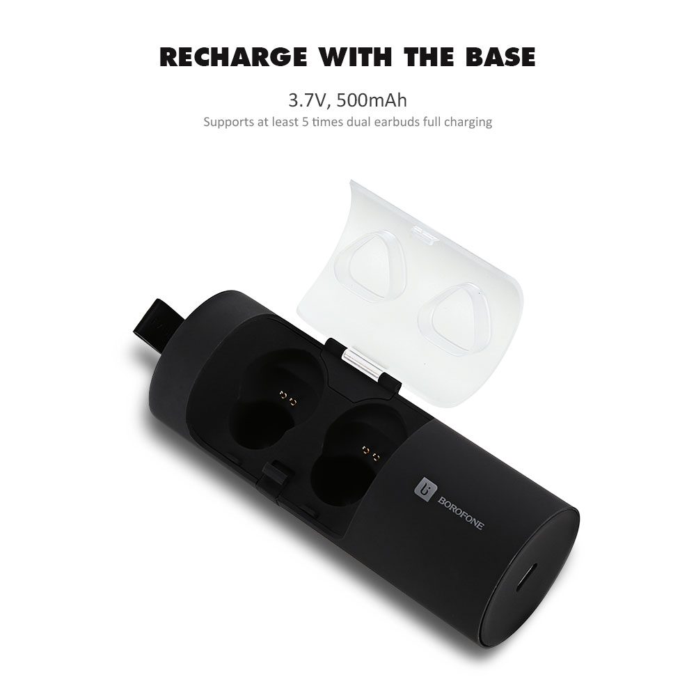 BOROFONE T7 Mini TWS Twins True Wireless Bluetooth V4.2 Earbuds Headset with Mic BOROFONE T7 Mini TWS Twins True Wireless Bluetooth V4.2 Earbuds Headset with Mic