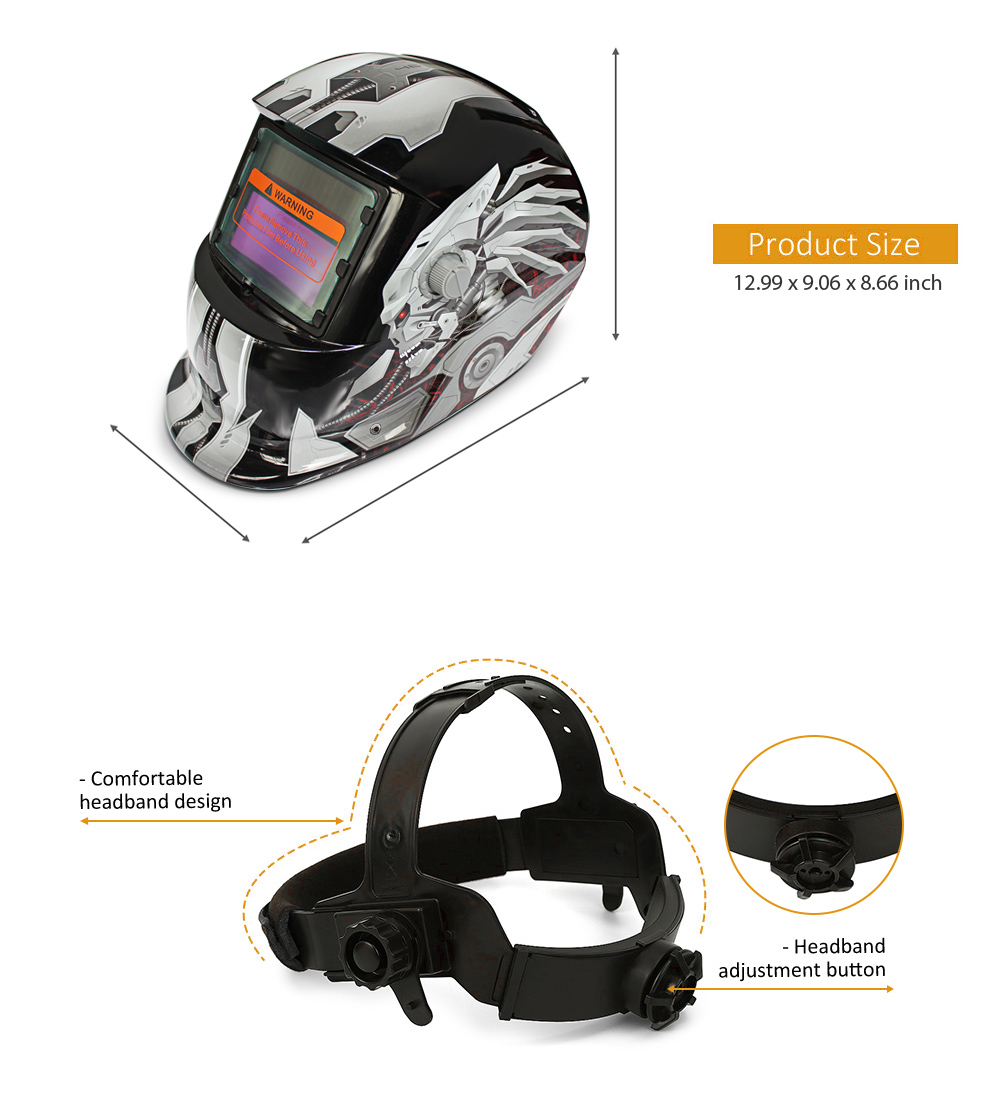 Solar Energy Automatic Changeable Light Electric Welding Protective Helmet with Hero Character Pattern Solar Energy Automatic Changeable Light Electric Welding Protective Helmet with Hero Character Pattern