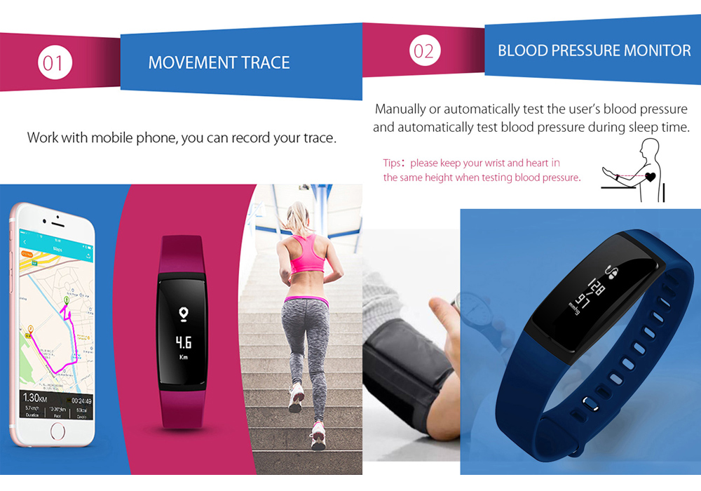 V07 Heart Rate Blood Pressure Smart Wristband USB Charging Plug Sleep Monitor Bracelet V07 Heart Rate Blood Pressure Smart Wristband USB Charging Plug Sleep Monitor Bracelet