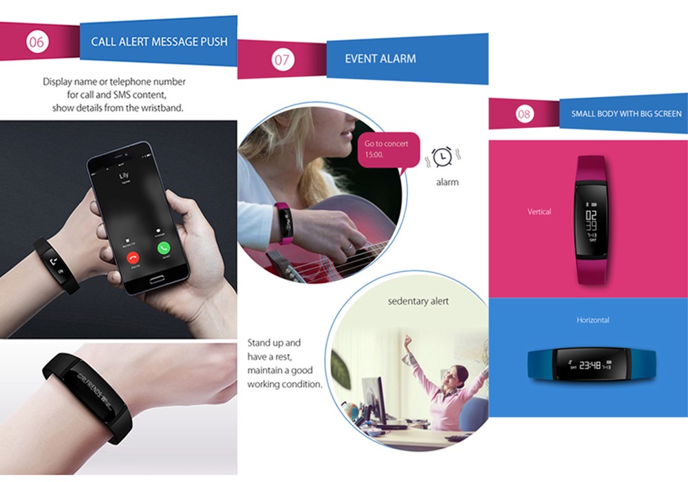 V07 Heart Rate Blood Pressure Smart Wristband USB Charging Plug Sleep Monitor Bracelet V07 Heart Rate Blood Pressure Smart Wristband USB Charging Plug Sleep Monitor Bracelet