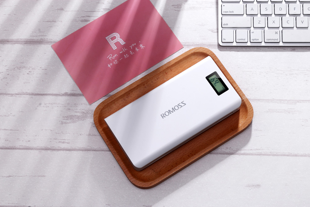 ROMOSS Sense 6 Plus LCD 20000mAh Portable Charger External Battery Pack Power Bank Fast Charging for iPhone 5 5S 6S / 6 Plus Samsung Note 5 S6 Edge Plus Android Phones Tablet PCs