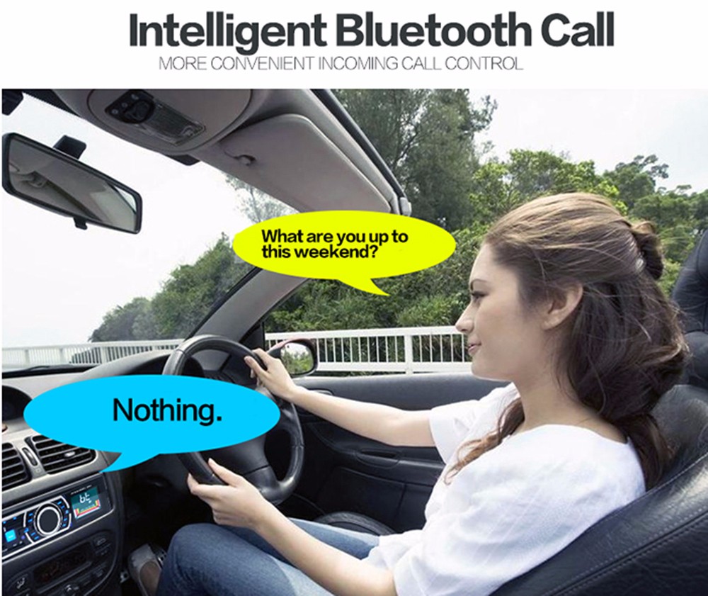 12V Car Stereo In-Dash FM Radio MP3 Audio Player Support Bluetooth 3.0 with USB SD AUX Port