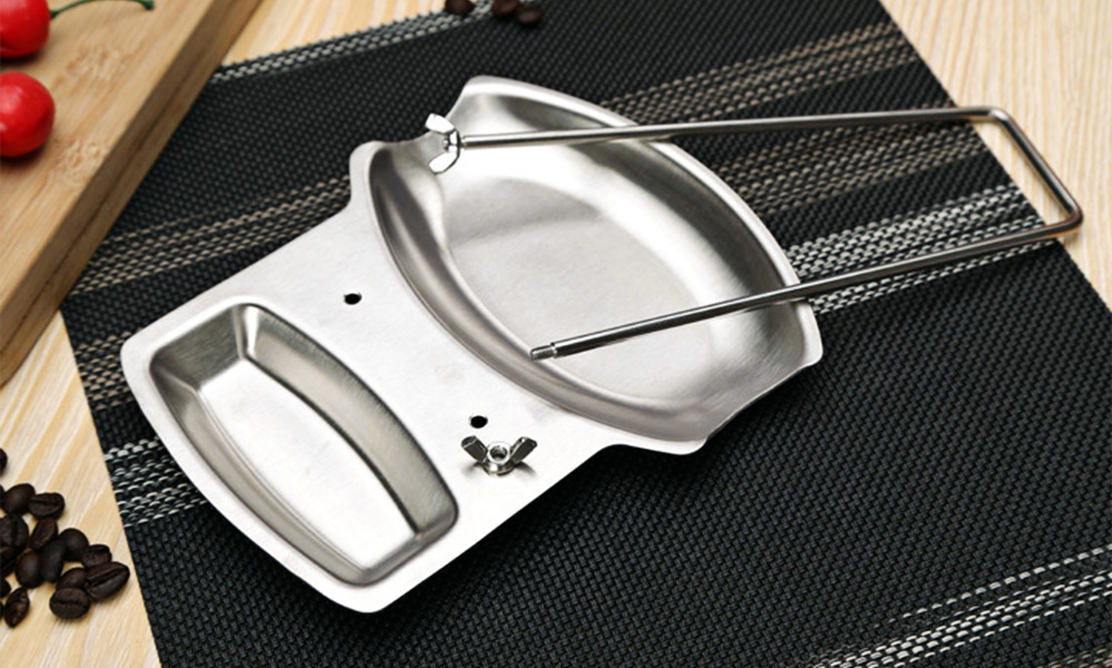 Stainless Steel Pan Pot Rack Cover Lid Rest Stand Spoon Holder Stainless Steel Pan Pot Rack Cover Lid Rest Stand Spoon Holder