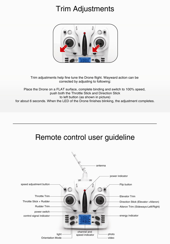 Yizhan Tarantula X6 Yizhan Tarantula X6 - 1 2.4G 4CH RC Quadcopter with 1080p 5.0MP Camera Hyper IOC Function - US Plug