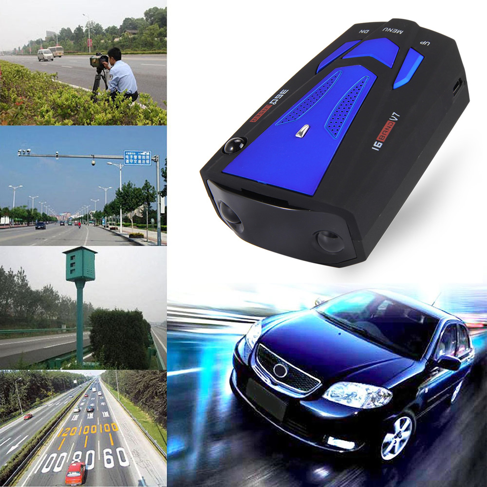 Car Trucker Speed V7 Radar Detector Voice Alert Warning 16 Band Auto 360 Degrees Car Trucker Speed V7 Radar Detector Voice Alert Warning 16 Band Auto 360 Degrees