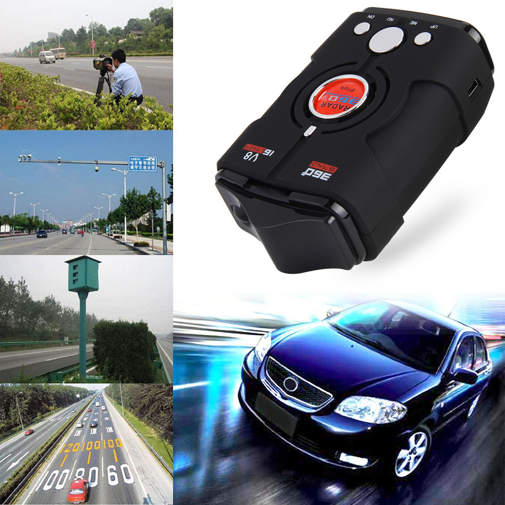 Car Trucker Speed V8 Radar Detector Voice Alert Warning 16 Band Auto 360 Degrees Car Trucker Speed V8 Radar Detector Voice Alert Warning 16 Band Auto 360 Degrees