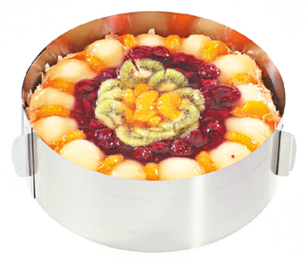 Retractable Stainless Steel Circle Mousse Ring adjustable bakeware Retractable Stainless Steel Circle Mousse Ring adjustable bakeware