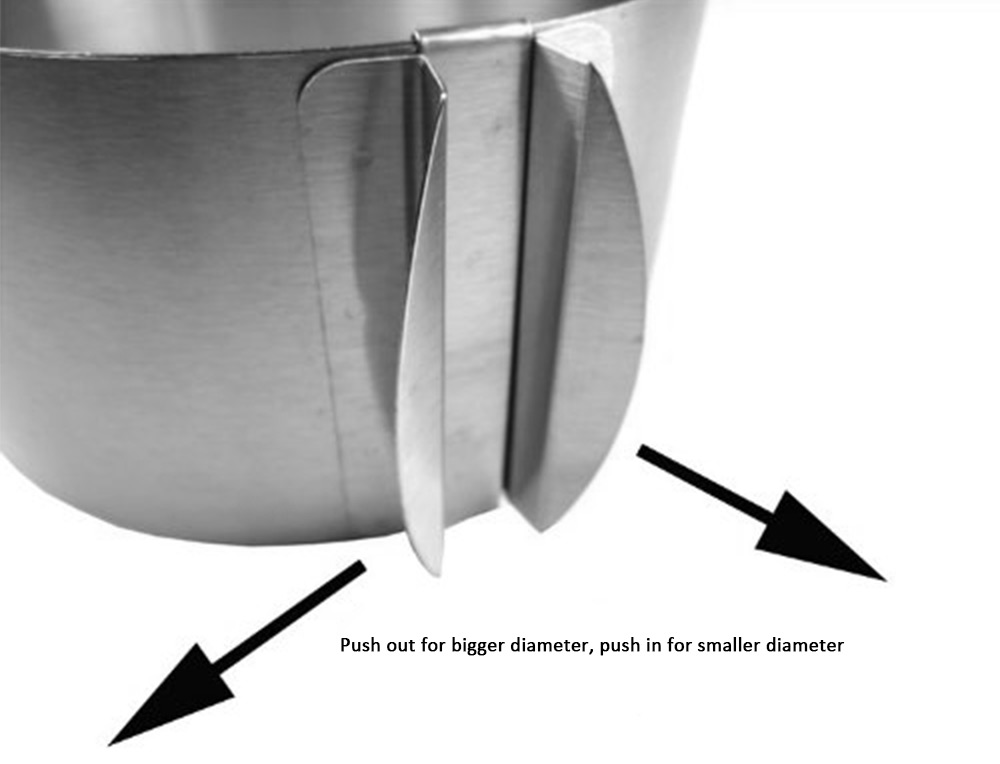 Retractable Stainless Steel Circle Mousse Ring adjustable bakeware Retractable Stainless Steel Circle Mousse Ring adjustable bakeware
