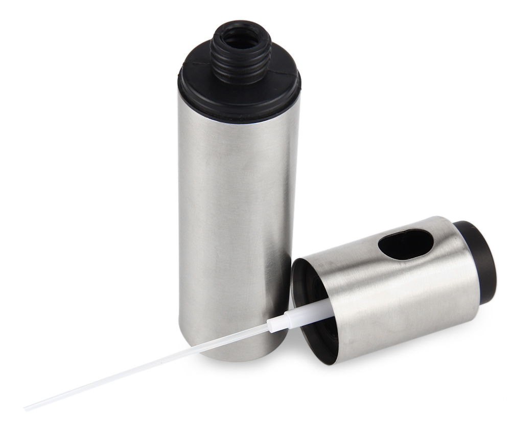 Silver Stainless Steel Olive Oil Spraying Bottle Vinegar Sprayer 135ml Silver Stainless Steel Olive Oil Spraying Bottle Vinegar Sprayer 135ml