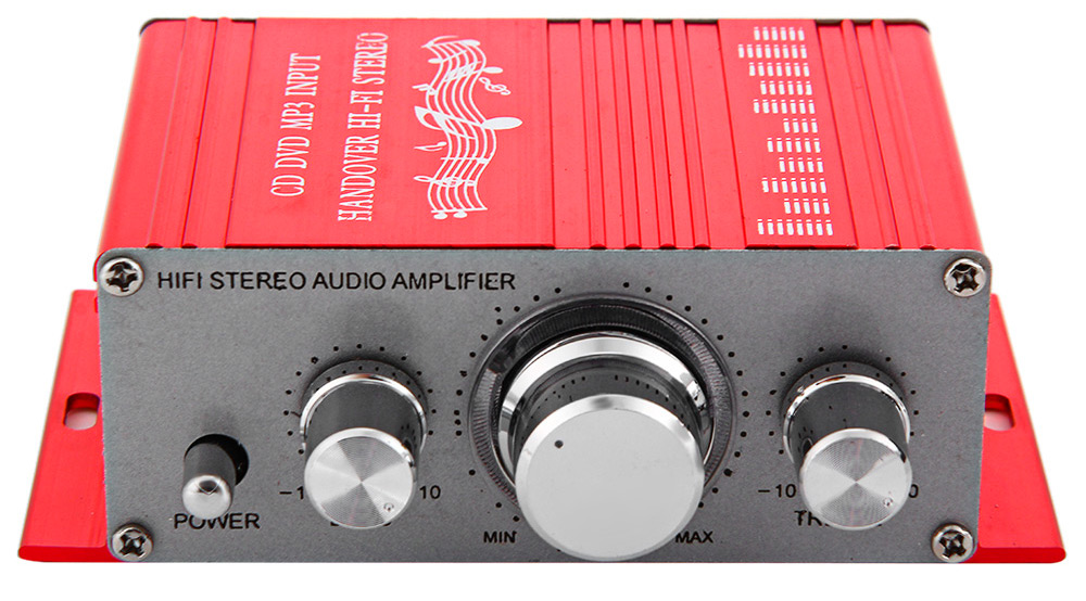 HY - 2001 Hi-Fi 12V Mini Auto Car Stereo Amplifier 2 Channel Audio Support CD DVD MP3 Input for Motorcycle Home HY - 2001 Hi-Fi 12V Mini Auto Car Stereo Amplifier 2 Channel Audio Support CD DVD MP3 Input for Motorcycle Home