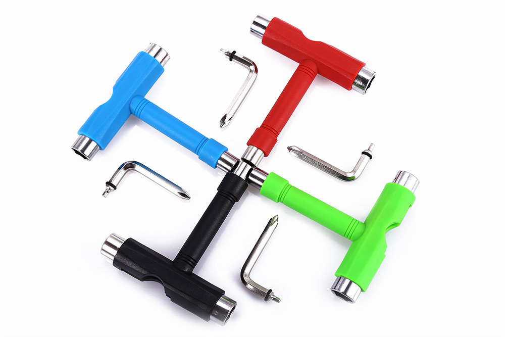 Skateboard Tool Metal Skate T-tool All In One Skateboard Tool Metal Skate T-tool All In One