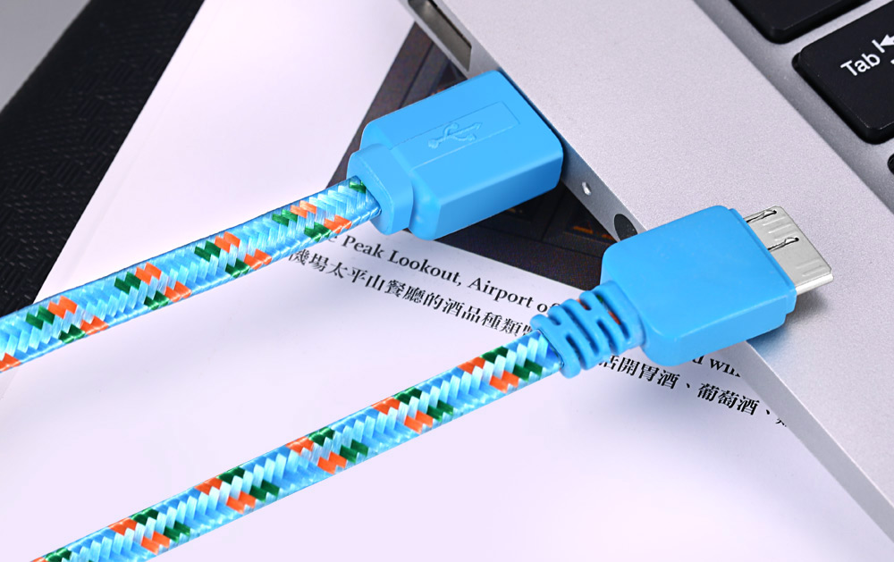 3M Braided Micro Data Synchronization Charger Cable for Samsung Galaxy S5 Note 3 3M Braided Micro Data Synchronization Charger Cable for Samsung Galaxy S5 Note 3