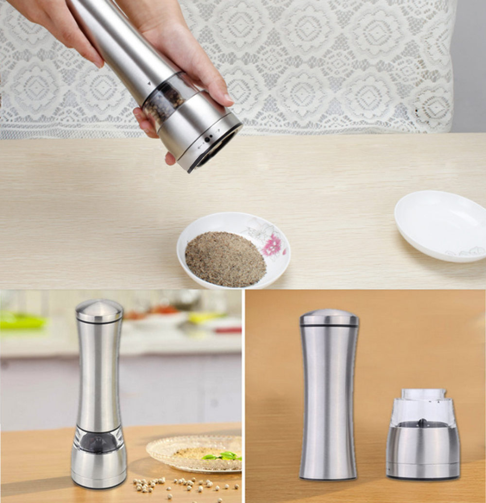 Stainless Steel Manual Pepper Salt Spice Mill Grinder Kitchen Accessories Stainless Steel Manual Pepper Salt Spice Mill Grinder Kitchen Accessories