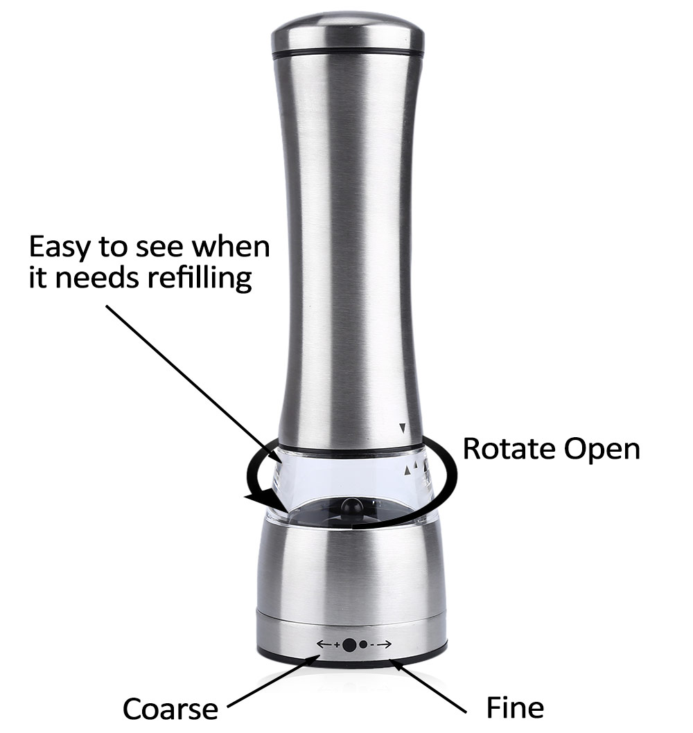 Stainless Steel Manual Pepper Salt Spice Mill Grinder Kitchen Accessories Stainless Steel Manual Pepper Salt Spice Mill Grinder Kitchen Accessories