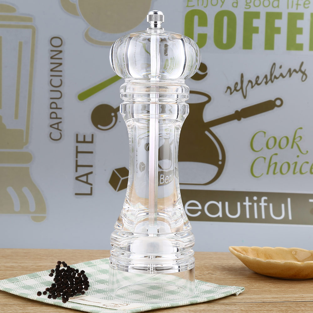 Arcylic Manual Pepper Salt Spice Mill Kitchen Accessories Arcylic Manual Pepper Salt Spice Mill Kitchen Accessories