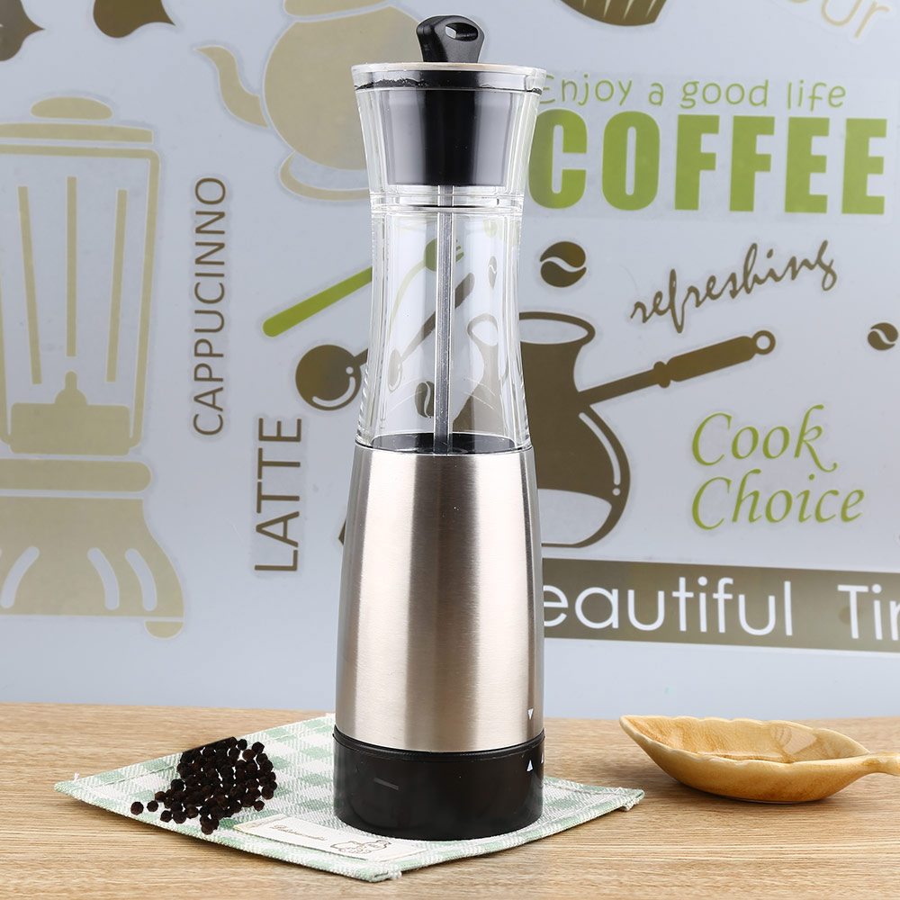 Electric Pepper Salt Mill Stainless Steel Arcylic Kitchen Accessories Electric Pepper Salt Mill Stainless Steel Arcylic Kitchen Accessories