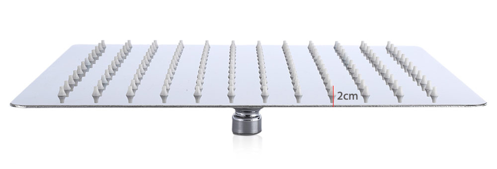 12 inch Ultra-thin Square Stainless Steel Rainfall Shower Head Top Shower 12 inch Ultra-thin Square Stainless Steel Rainfall Shower Head Top Shower