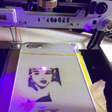 NEJE Fancy Laser Engraving Printer Machine 5V 300mW for Hard Wood / Plastic