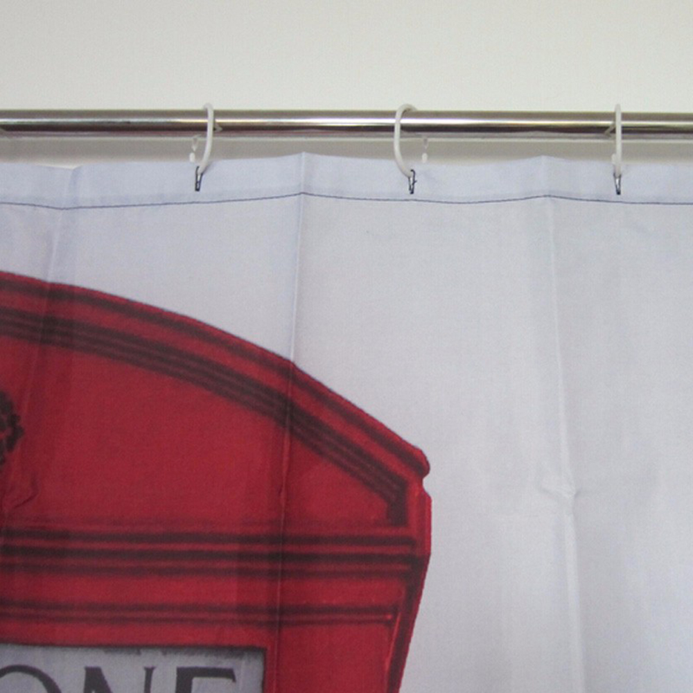 Creative London Big Ben Pattern Shower Curtain Polyester Waterproof Bath Decor Creative London Big Ben Pattern Shower Curtain Polyester Waterproof Bath Decor