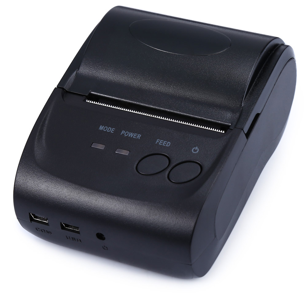 ZJ - 5802LD Mini Bluetooth 2.0 3.0 4.0 58mm Thermal Receipt Printer