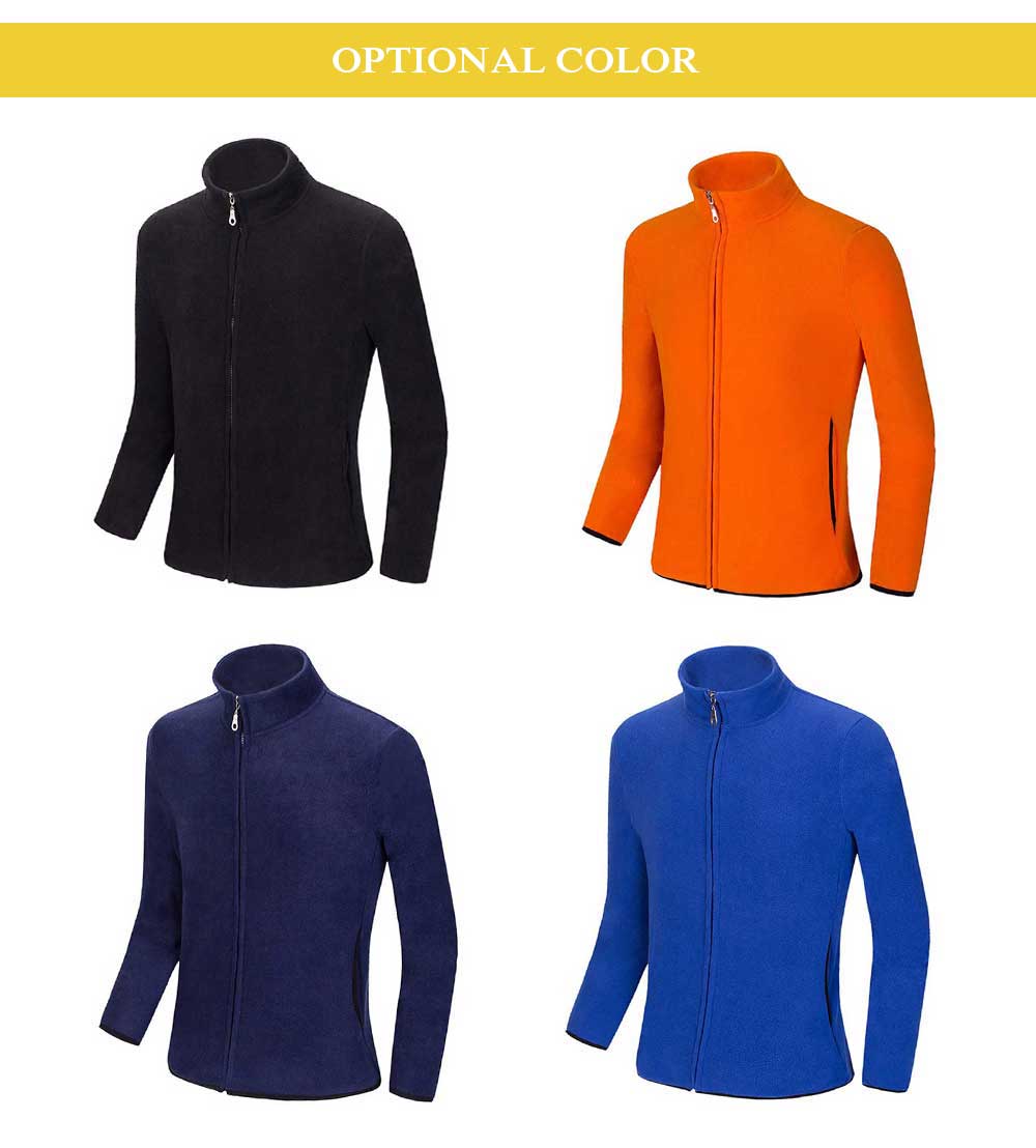 Casual Pure Color Stand Collar Long Sleeve Coat for Men