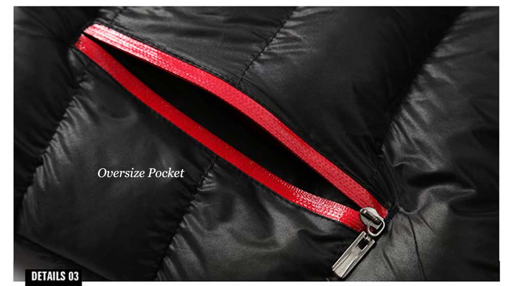 Casual Slim Fit Pure Color Stand Collar Warm Coat for Men