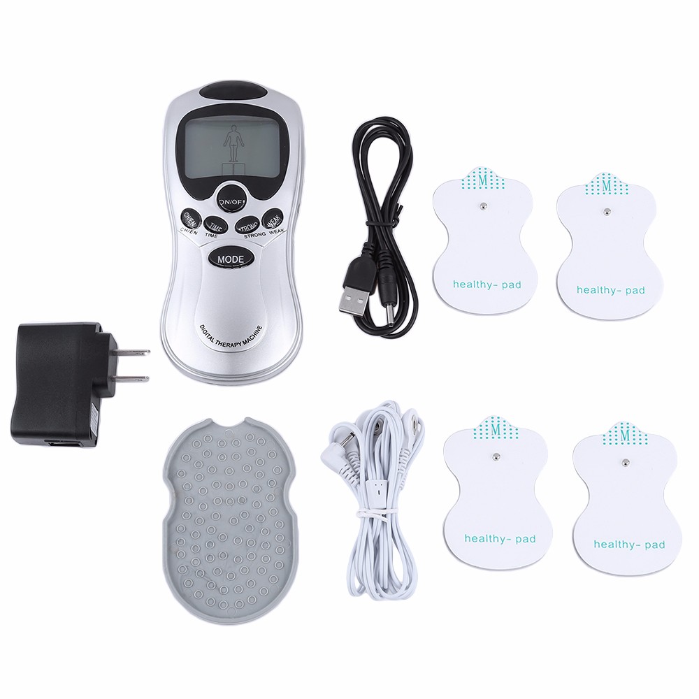 4 Electrode Health Care Tens Acupuncture Electric Therapy Massage Machine Pulse Body Slimming Sculptor Apparatus