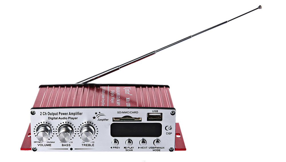 Kinter MA - 120 Mini USB SD FM HiFi Stereo Audio Amplifier