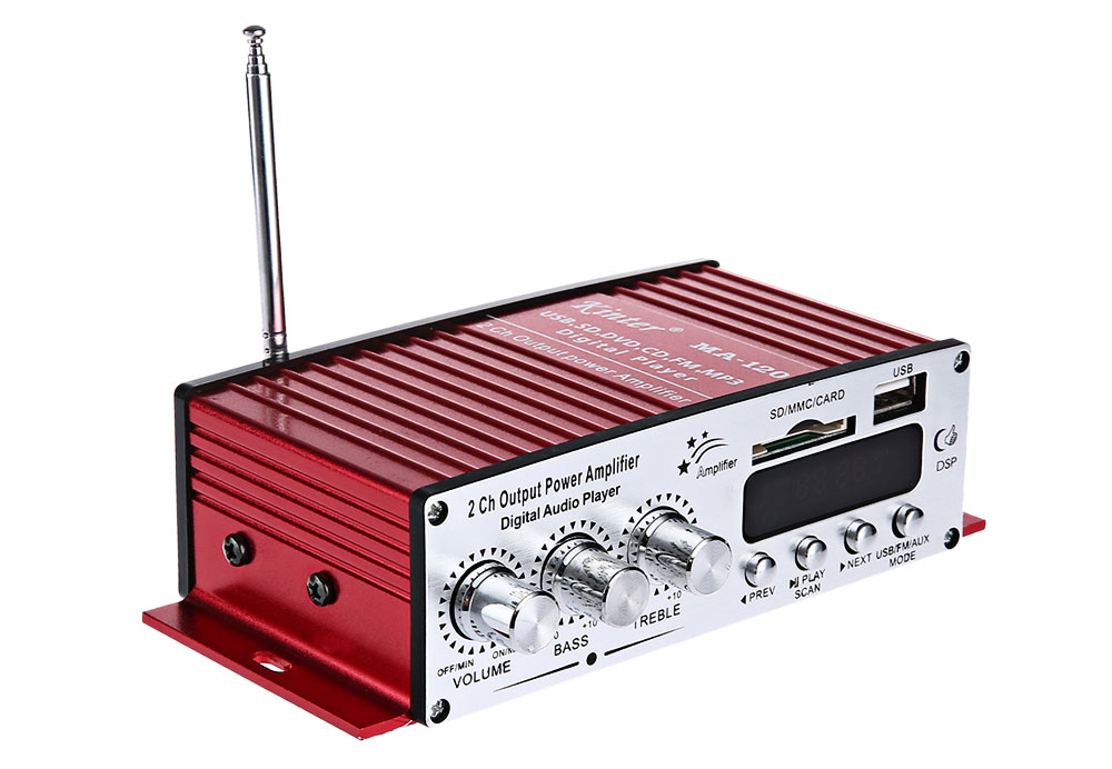 Kinter MA - 120 Mini USB SD FM HiFi Stereo Audio Amplifier Kinter MA - 120 Mini USB SD FM HiFi Stereo Audio Amplifier
