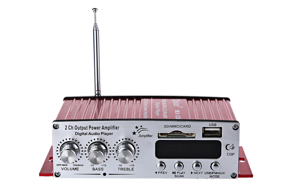 Kinter MA - 120 Mini USB SD FM HiFi Stereo Audio Amplifier Kinter MA - 120 Mini USB SD FM HiFi Stereo Audio Amplifier