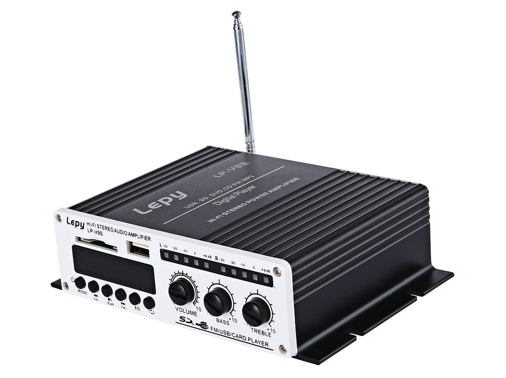 Lepy LP - V9S Mini Hi-Fi Stereo Super Bass Audio Amplifier Support FM Function Lepy LP - V9S Mini Hi-Fi Stereo Super Bass Audio Amplifier Support FM Function
