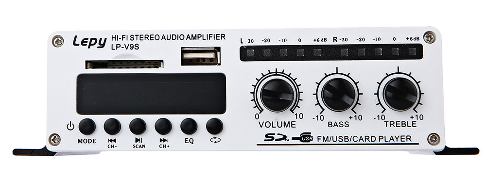 Lepy LP - V9S Mini Hi-Fi Stereo Super Bass Audio Amplifier Support FM Function Lepy LP - V9S Mini Hi-Fi Stereo Super Bass Audio Amplifier Support FM Function