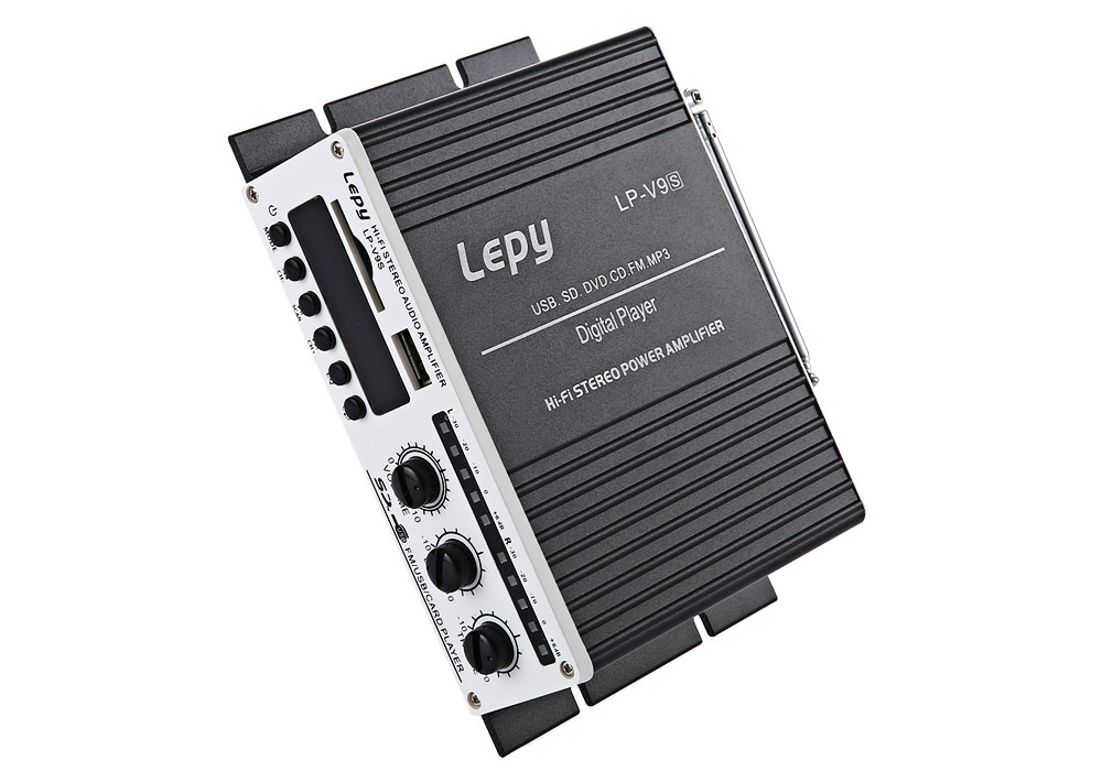 Lepy LP - V9S Mini Hi-Fi Stereo Super Bass Audio Amplifier Support FM Function Lepy LP - V9S Mini Hi-Fi Stereo Super Bass Audio Amplifier Support FM Function