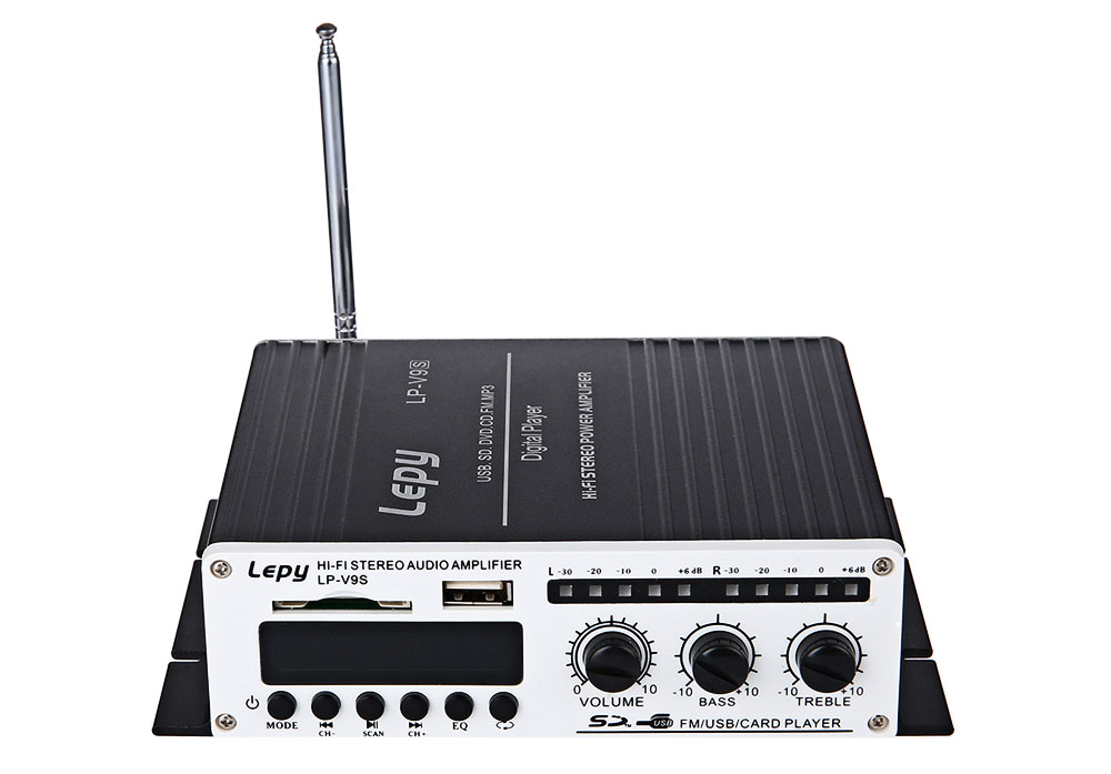 Lepy LP - V9S Mini Hi-Fi Stereo Super Bass Audio Amplifier Support FM Function Lepy LP - V9S Mini Hi-Fi Stereo Super Bass Audio Amplifier Support FM Function