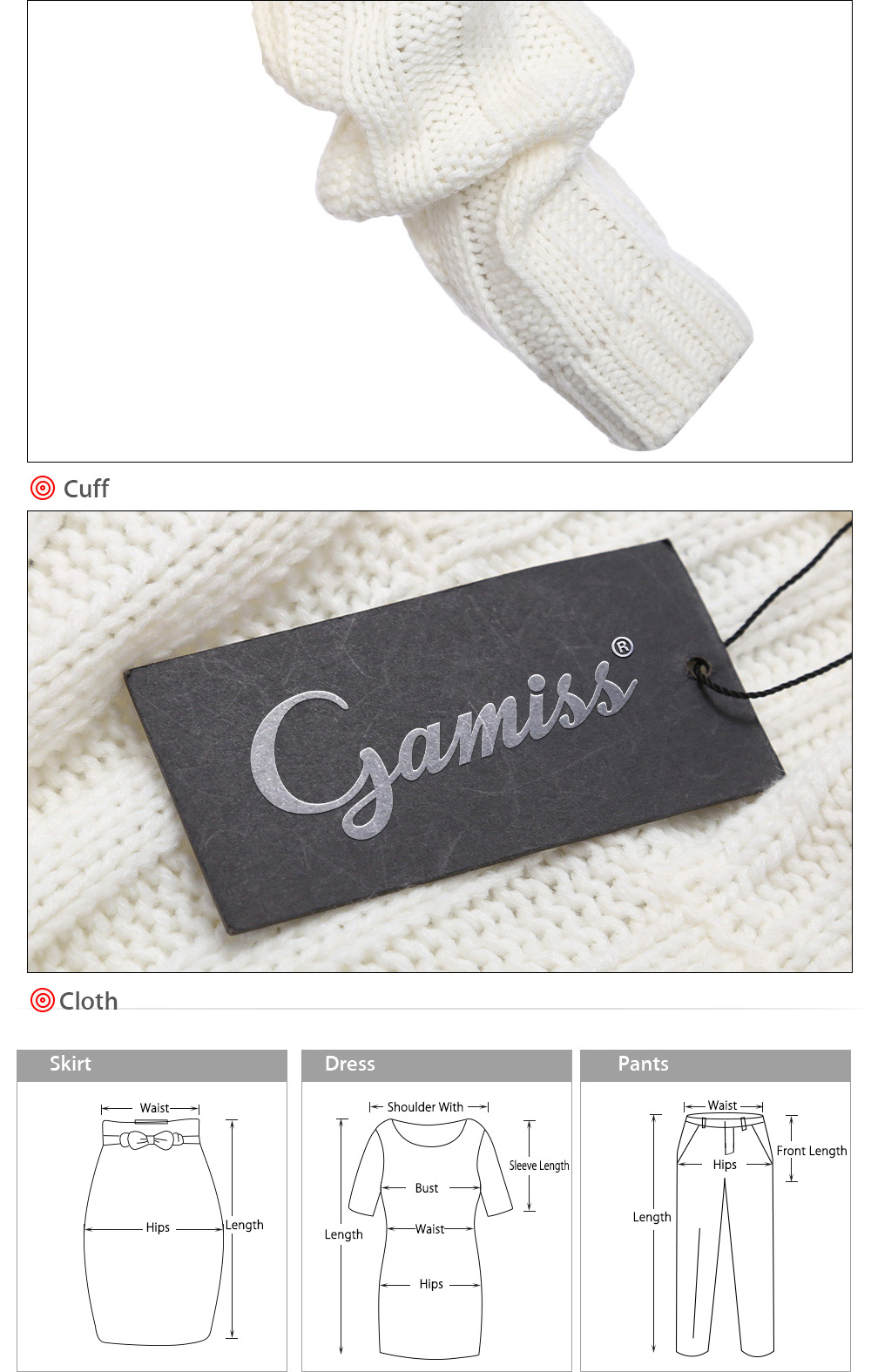 Fashionable Turtleneck Long Sleeve Knitted Pure Color Women Sweater