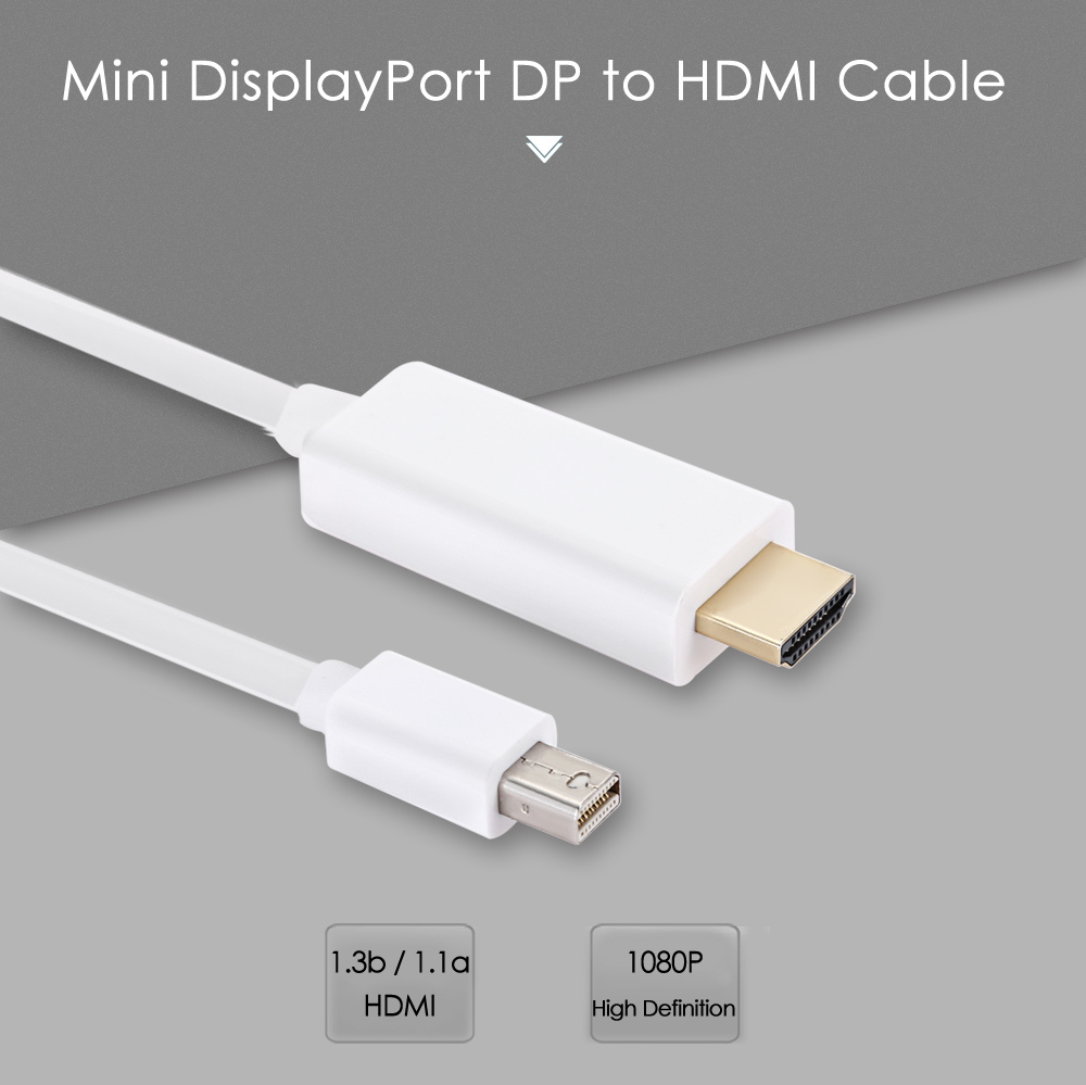 Mini Displayport DP to HDMI Adapter Converter Cable Mini Displayport DP to HDMI Adapter Converter Cable