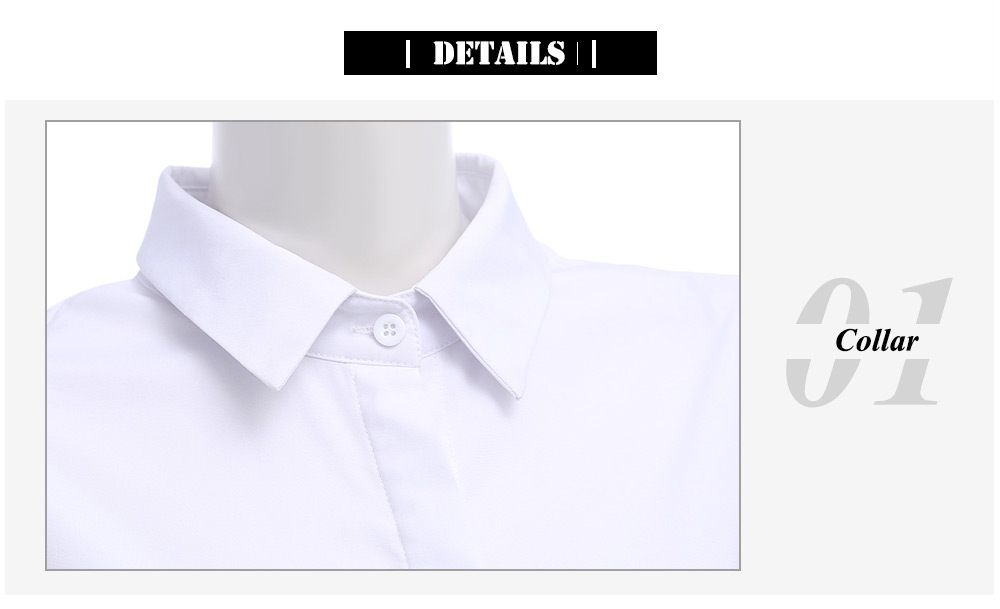 Trendy Long Sleeve Cold Shoulder Slit Button Shirt for Women