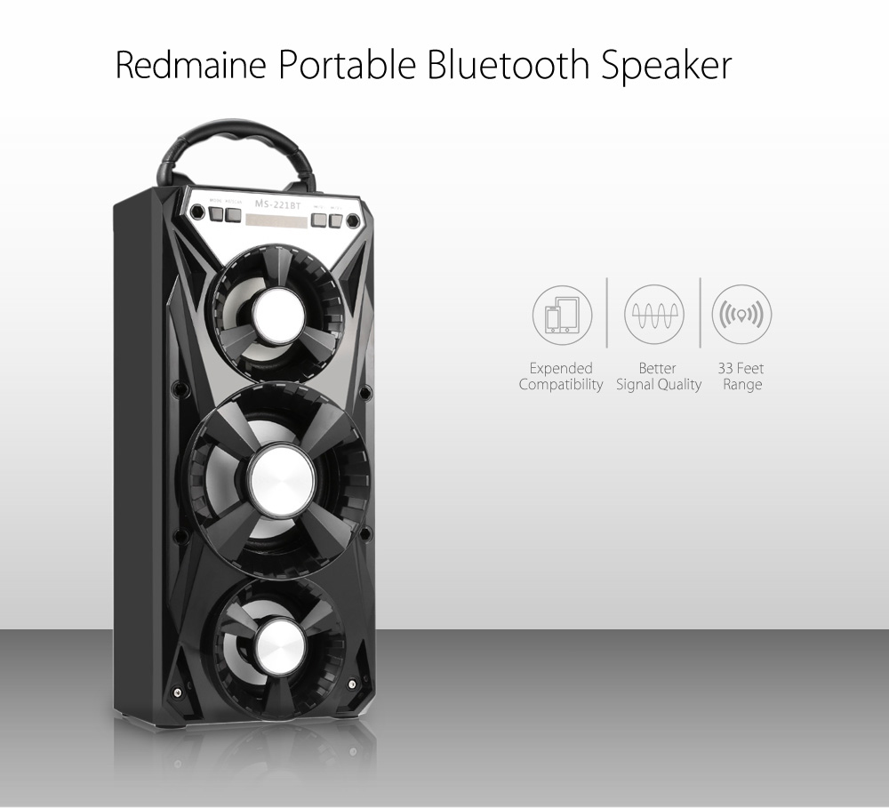 Redmaine MS - 221BT Bluetooth Speaker Redmaine MS - 221BT Bluetooth Speaker