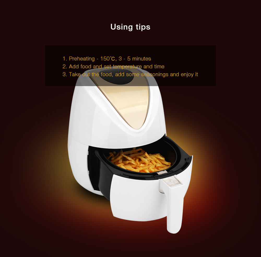 aobosi 2.6L Electric Air Fryer for Frying Roasting Baking aobosi 2.6L Electric Air Fryer for Frying Roasting Baking