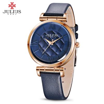 Artificial Diamond Christmas Pattern Dial Leather Band Wristwatch. Source · JULIUS JA .